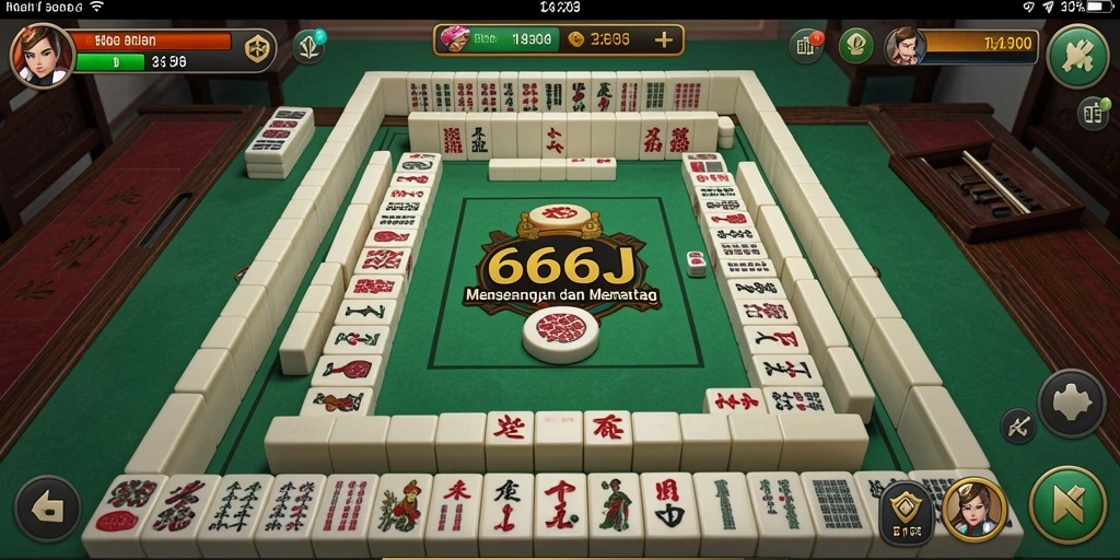 Gameplay Mahjong yang menyenangkan dan menantang di 666J.