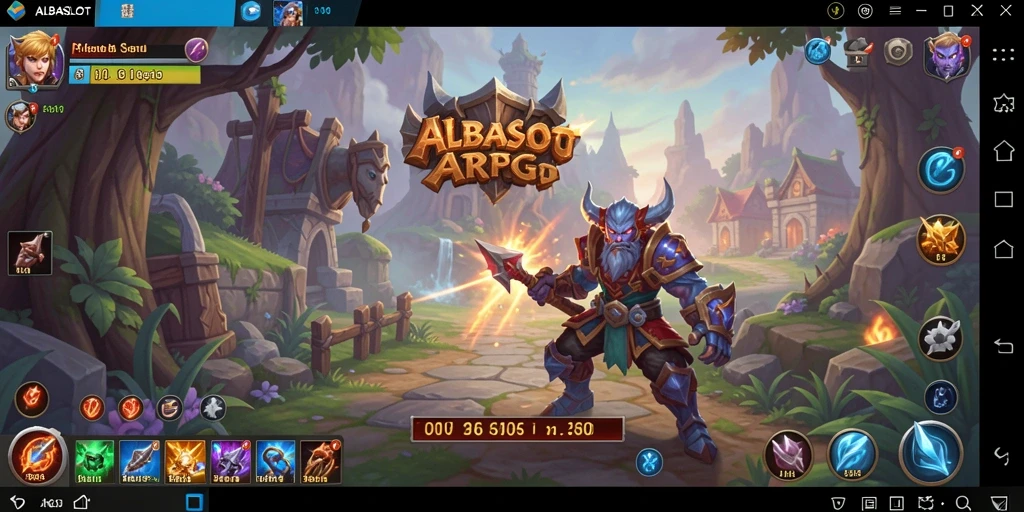 Screenshot gameplay ALBASLOT menampilkan aksi seru dan grafis yang menawan.
