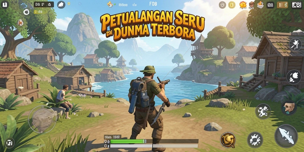 Gameplay menarik di dunia terbuka F08 dengan eksplorasi mendalam.