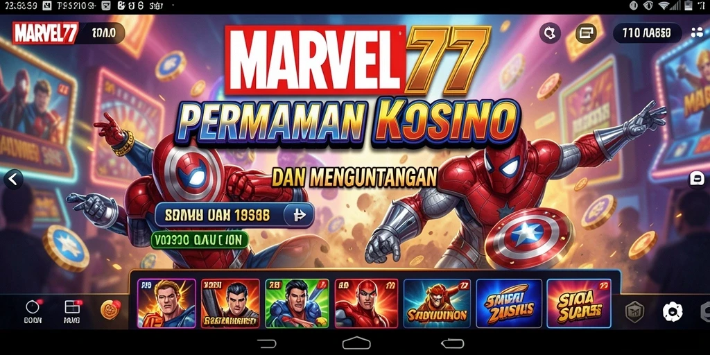 Tampilan gameplay seru dan grafik menawan dari MARVEL77.