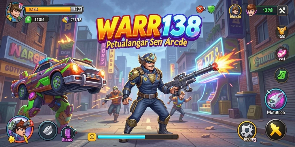 Tampilan gameplay seru dalam <strong>WAR138</strong> dengan karakter yang beragam.